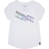Tommy Hilfiger Girls 7-16 Neon Slant T-Shirt