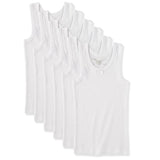 Cyndeelee Girls 2-14 Cotton Tank Tops, 6-Pack