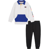 Tommy Hilfiger Boys 2T-4T Rugby 2 Piece Fleece Set