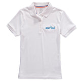 French Toast Girls 7-20 Ascend Short Sleeve Interlock Polo with Picot Collar