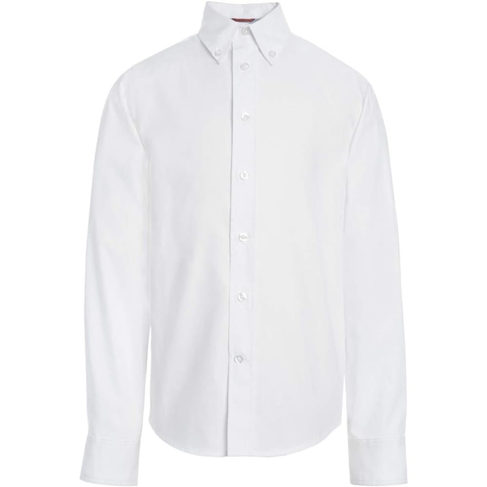 Tommy Hilfiger Long Sleeve Pinpoint Boys Oxford Collar Shirt