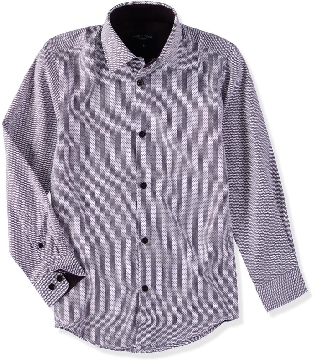 Leo & Zachary Boys 2-16 Grid Dress Shirt