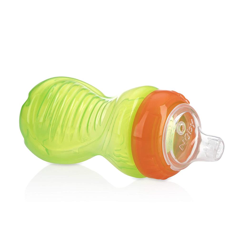 Nuby Flip N Sip Cup with Soft Trainer Straw - No Spill - No Leak