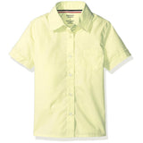 French Toast Girls Short Sleeve Pointed Collar Button Down Shirt
