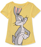 Looney Tunes Girls 4-14 Looney Tunes Bugs Bunny Short Sleeve Screen Print T-Shirt