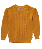 Sophie and Sam Girls 4-6X Cable Knit Pullover Sweater