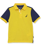 Nautica Boys 8-20 Short Sleeve Logo Colorblock Polo