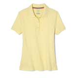 French Toast Womens Short Sleeve Stretch Piqué Polo