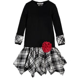 Bonnie Jean Girls 4-6X Knit Plaid Hanky Dress