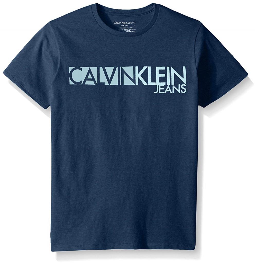 Calvin Klein Boys Block Logo T Shirt