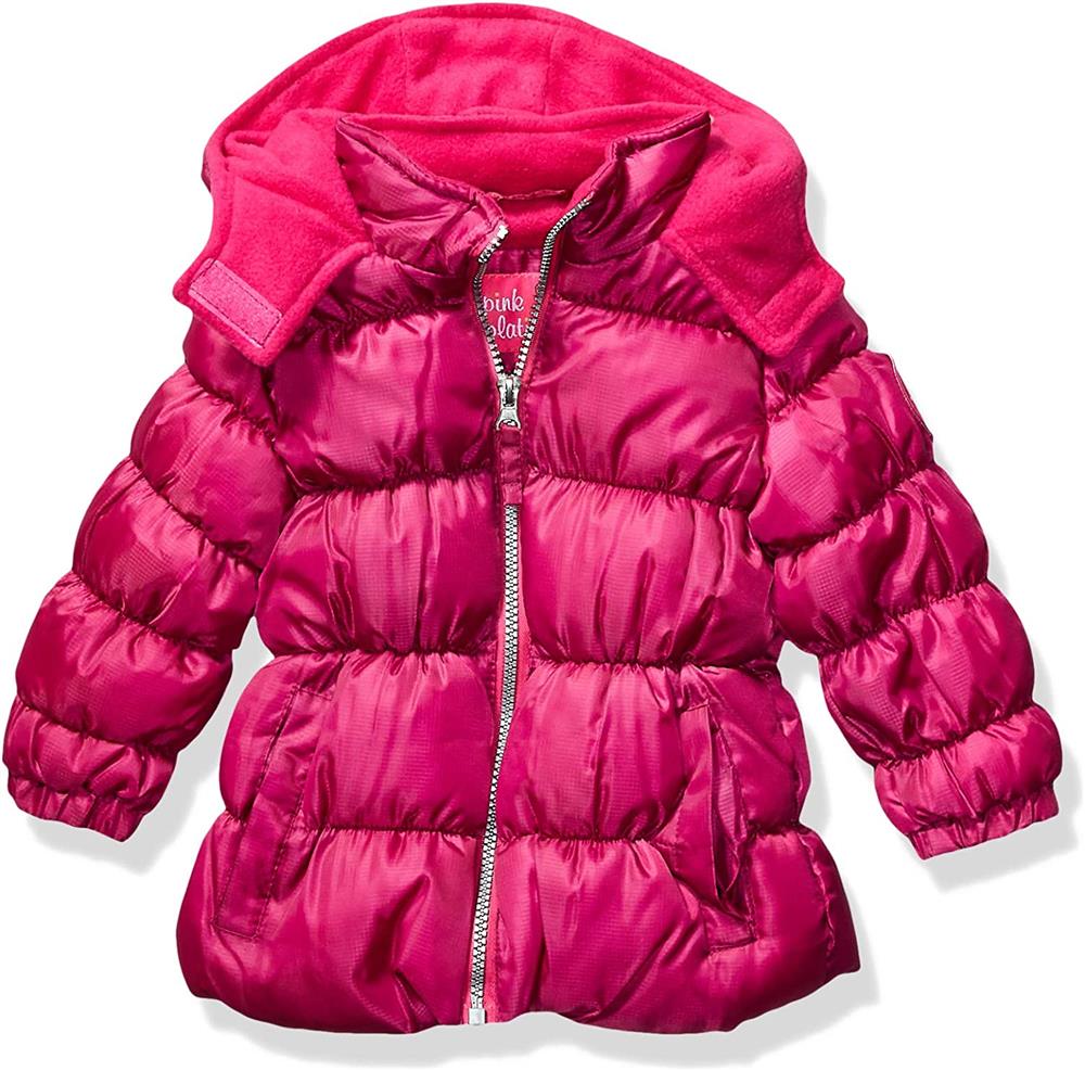 Pink Platinum Ripstop Quilted Bubble Jacket