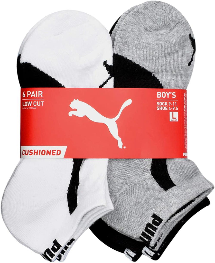 Puma Cushion Low Cut Socks - 6 Pack – S&D Kids