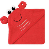 Luvable Friends Unisex Baby Cotton Animal Face Hooded Towel