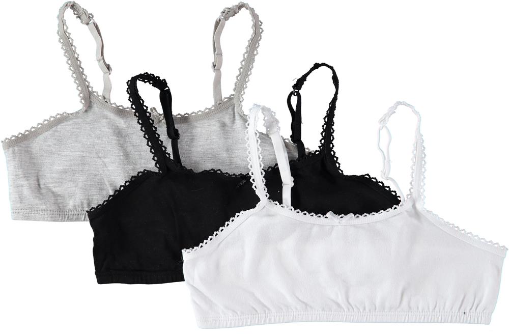 Rene Rofe Girls 7-16 Lydia Bralette 3-Pack – S&D Kids