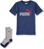 PUMA Boys 8-20 Graphic T-Shirt With Socks