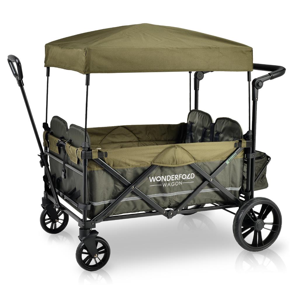 wonderfold multifunction quad stroller wagon Wonderfold X4 Push + Pull Quad Stroller Wagon w Magnetic Harness – S&D Kids