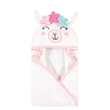 Hudson Baby Cotton Animal Face Hooded Towel