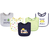 Hudson Baby 5 Pack Cotton Interlock Bibs
