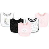 Hudson Baby 5 Pack Cotton Interlock Bibs