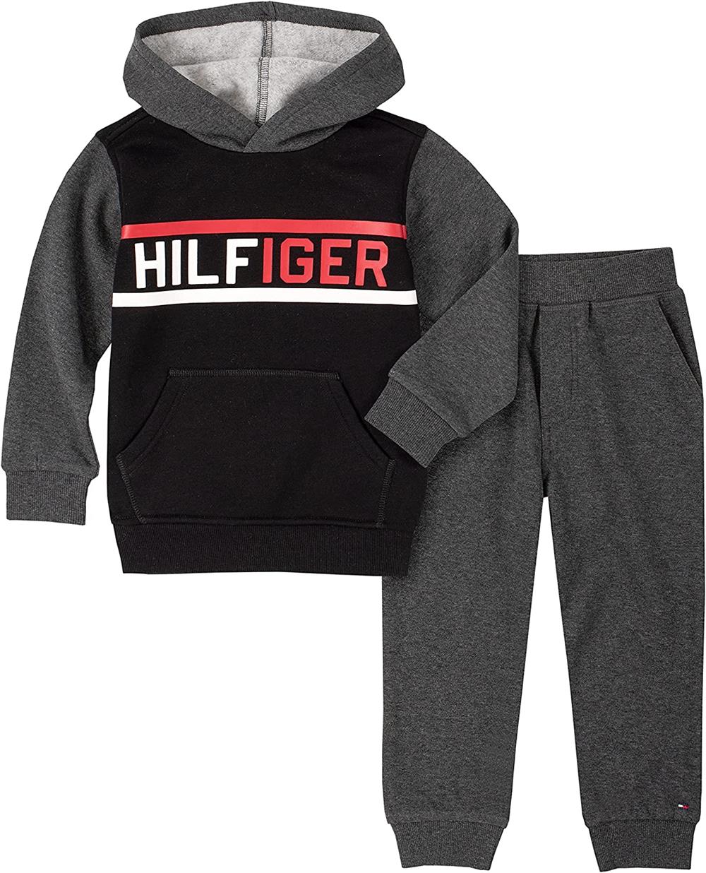 Tommy Hilfiger Boys Pullover Fleece Jog Set