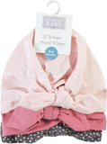 Hudson Baby Girls Turban Cotton Headwraps