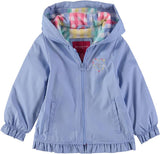 London Fog Girls 12-24 Months Midweight Fleece Line Floral Heart Jacket