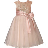 Bonnie Jean Girls 2T-4T Sequin Mesh Dress